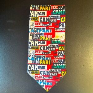 Campari Men's Silk Tie